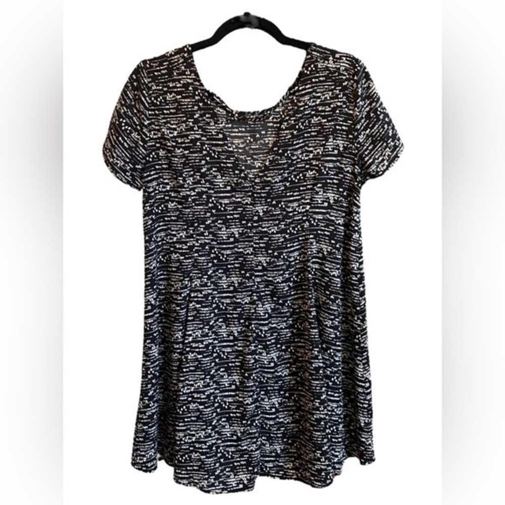 Lush Black and‎ White Mini Dress or Tunic